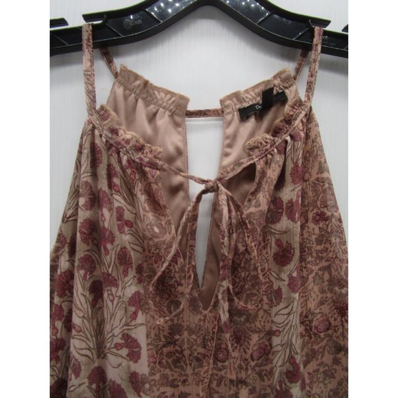 Drew Dress XS A-Line Pullover Cut Out Tiered Ruffled Floral Boho - Picture 2 of 9